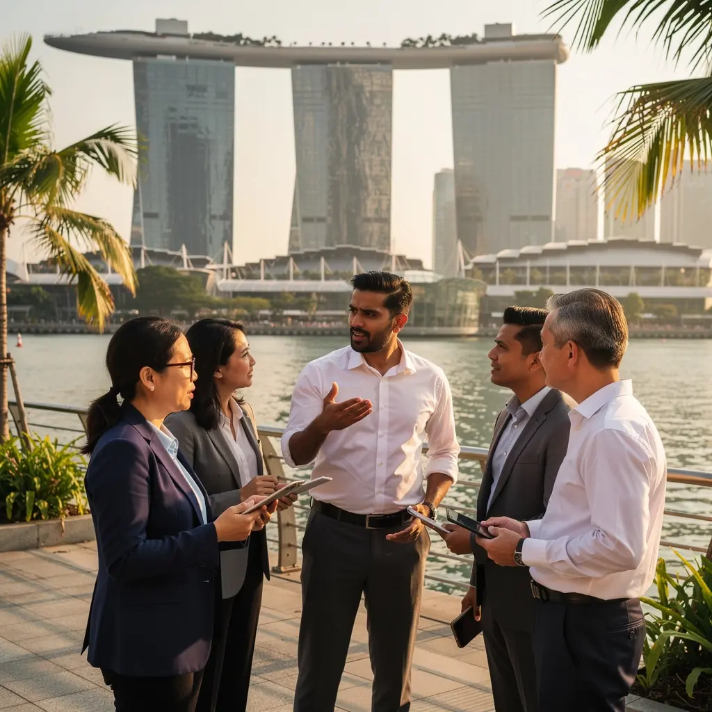 Modern office environment