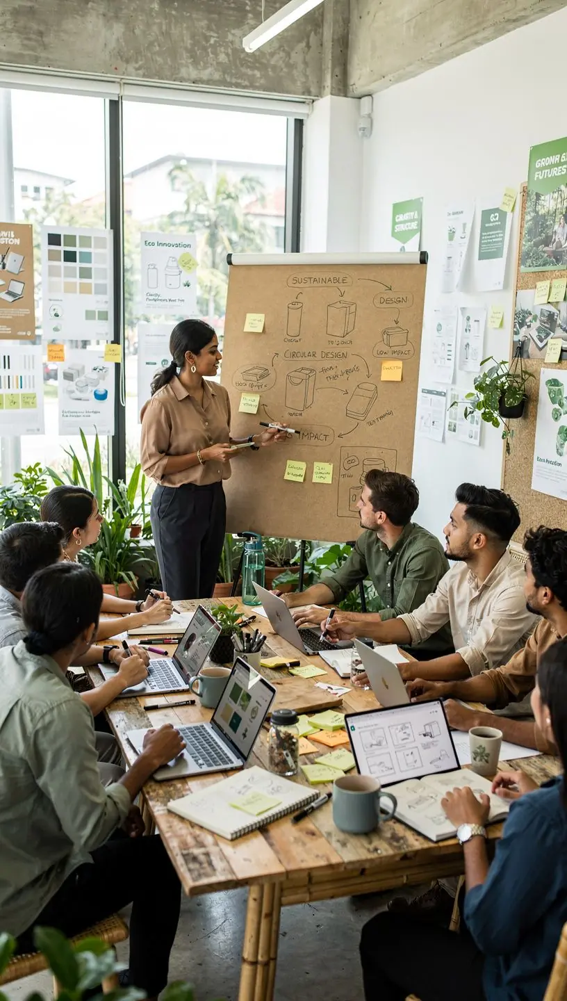 Professional team collaboration